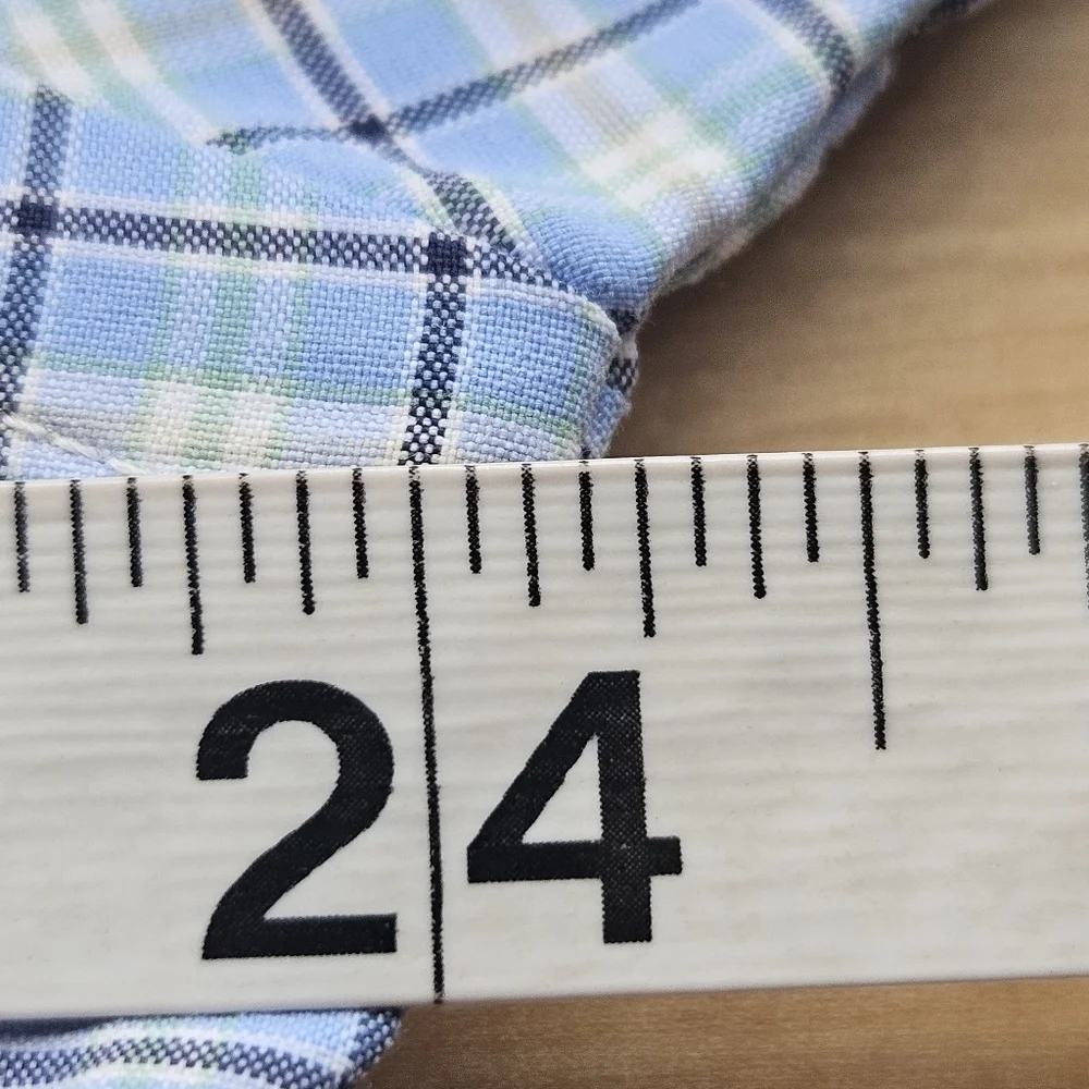 Polo‎ Ralph Lauren Performance Plaid Button Down Size Large Wyndham Golf